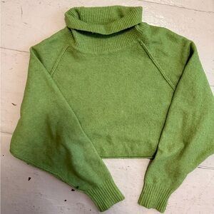 Urban Outfitters Olive Cowl Neck Sweater